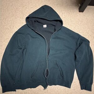 Black Hanes zip up